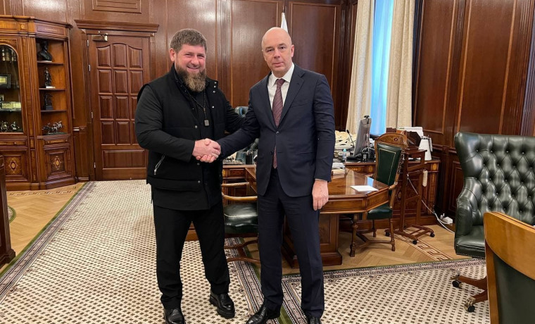 Рамзан Кадыров встретился с министром финансов РФ Антоном Силуановым