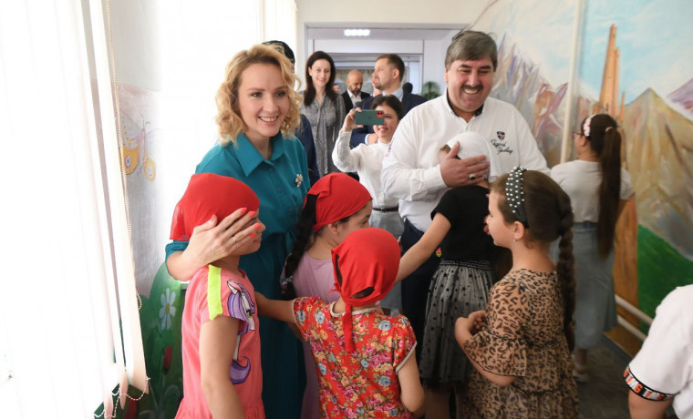 Грозный посетила Уполномоченный при Президенте по правам ребенка Мария Львова-Белова