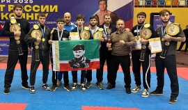 Сборная Чеченской Республики заняла первое общекомандное место на Чемпионате России по кикбоксингу