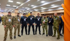 Росгвардейцы из Чеченской Республики приняли участие в форуме «Вместе победим» в Москве