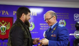 Рамзан Кадыров вместе с заместителем Генерального прокурора РФ Андреем Кикотем принял участие в коллегии надзорного органа ЧР