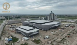 Рамзан Кадыров оценил темпы строительства Конгресс-холла