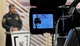 Представитель ОМОН «АХМАТ-Крепость» стал гостем региональной телепередачи