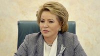 Валентина Матвиенко поздравила Магомеда Даудова с избранием на пост Председателя Парламента ЧР