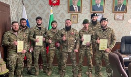 В Управлении Росгвардии по Чеченской Республике отметили заслуги сборной команды по дзюдо