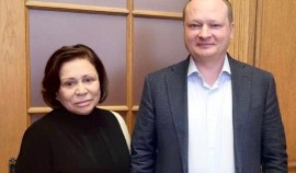 Антон Мороз обсудил с Ириной Родниной развитие школьного спорта в Псковской области