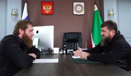 Рамзан Кадыров встретился с министром ЧР по физической культуре и спорту Валидом Эдиловым