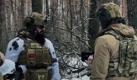 Муслим Товзаев проверил позиции и условия несения службы личного состава на Харьковском направлении