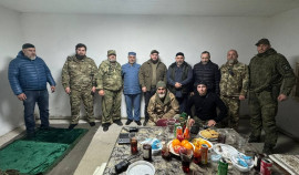 Представители ДУМ ЧР и КЦМСК посетили с гуманитарной миссией батальон «Эрзи» в ЛНР