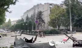 ВСУ обстреляли здание ВГА в Херсоне