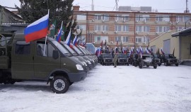 Делегация РУС им. В.В. Путина передала бойцам в Белгородской области 45 единиц спецтехники 