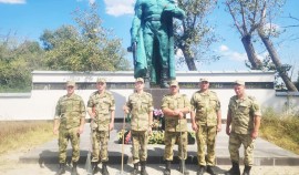 Акцию «На страже памяти» поддержали военнослужащие  грозненского соединения Росгвардии