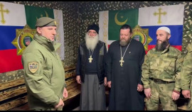 Представителям духовенства и бойцам вручены высшие награды подразделения – ордена спецназа «Ахмат»