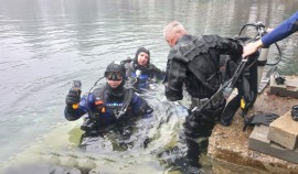 Спасатели-водолазы из ЧР провели подводные тренировки на Голубом озере