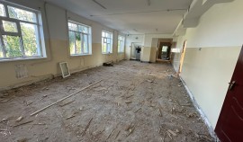 В школе № 67 Грозного начался капитальный ремонт в рамках нацпроекта «Молодежь и дети»