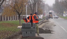 В Грозном ведется комплексное обновление улицы Абдуллы II бен аль-Хусейна