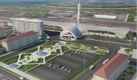 В Грозном строится новое здание железнодорожного вокзала