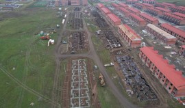 В Грозном продолжается строительство таунхаусов для нуждающихся семей