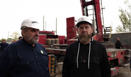 Рамзан Кадыров проинспектировал ход строительства цементного завода в Чири-Юрте