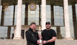 Рамзан Кадыров посетил выставку трофейной техники в Грозном