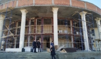 В Курчалое продолжается строительство Дворца культуры