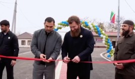В городе Серноводское открыли улицу имени Ахмата-Хаджи Кадырова и новую мечеть