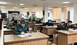 Чеченские росгвардейцы приняли участие в акции «Большой этнографический диктант - 2022»
