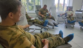 Военнослужащие ОГВ(с) присоединились к донорской акции «От сердца к сердцу»