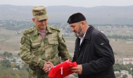 В Грозном росгвардейцы приняли участие в мероприятии, посвященном годовщине победы в битве за Кавказ