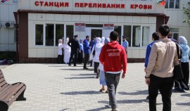 Национальный день донора отметили в Грозном донорской акцией