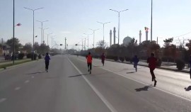 В городе Шали состоялся массовый забег в рамках Республиканского фестиваля «Vремя Zабега»