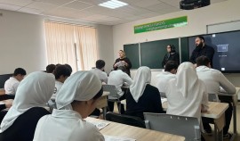 Учащиеся Илсхан-Юртовской школы приняли участие в профориентационной встрече
