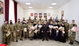 В Управлении Росгвардии по Чеченской Республике отметили День медицинской службы| грозный, чгтрк