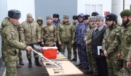 В Управлении Росгвардии по Чеченской Республике начался зимний период обучения