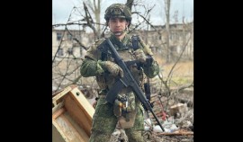 Военнослужащий 78-го мотострелкового полка «Север-АХМАТ» МО РФ награждён медалью «За отвагу»| грозный, чгтрк