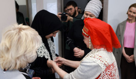 Айшат Кадырова посетила культурный центр «Сайдаш»