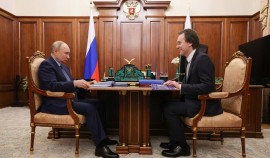 Владимир Путин провёл рабочую встречу с главой «Бамтоннельстрой-Мост» Русланом Байсаровым