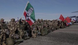 Новая группа добровольцев вылетела из Грозного в зону специальной военной операции