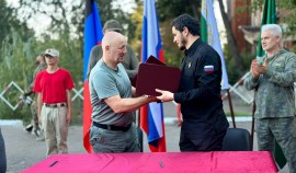 Хас-Магомед Кадыров и Олег Моргун подписали соглашение о побратимских связях между двумя городами