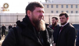 Рамзан Кадыров с инспекцией посетил строительную площадку в центральной части Грозного