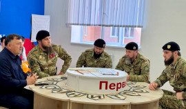 Сотрудники ОМОН «АХМАТ-Грозный» приняли участие во Всероссийской акции «Поколения помнят»