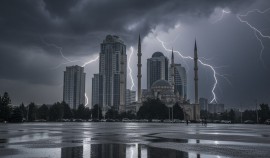 В Чеченской Республике объявлено штормовое предупреждение