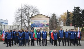 В АО «Чеченэнерго» провели флешмоб к 100-ию Чеченской Государственности