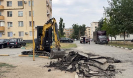 В Грозном активными темпами продолжаются работы по благоустройству