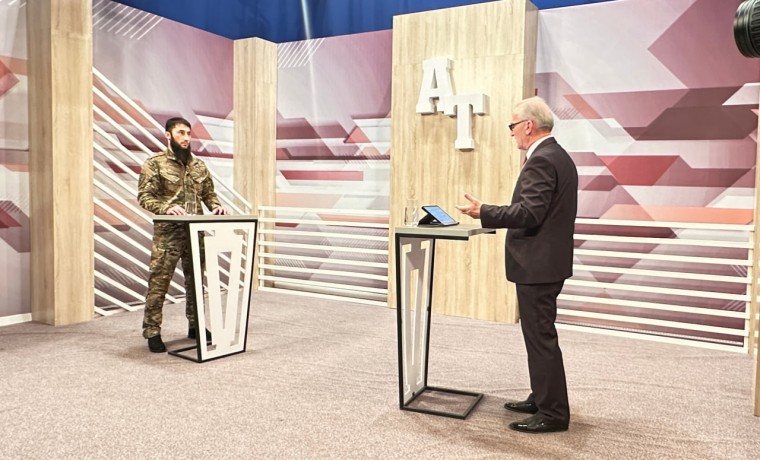 Офицер ОМОН «Ахмат-1» стал очередным гостем программы на региональном телеканале