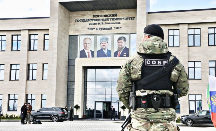 Росгвардия обеспечила безопасность церемонии открытия филиала МГУ в Грозном