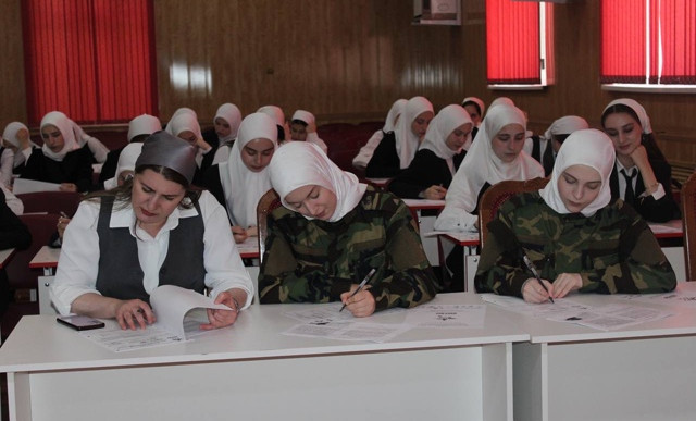 В Аргуне состоялась Международная акция «Диктант Победы», посвящённая 80-летию Победы в ВОВ