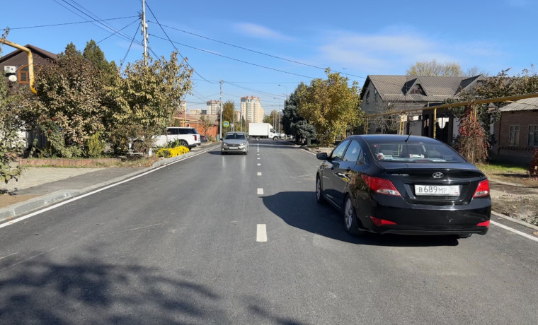 В Грозном в рамках нацпроекта отремонтировали улицу Гайрбекова