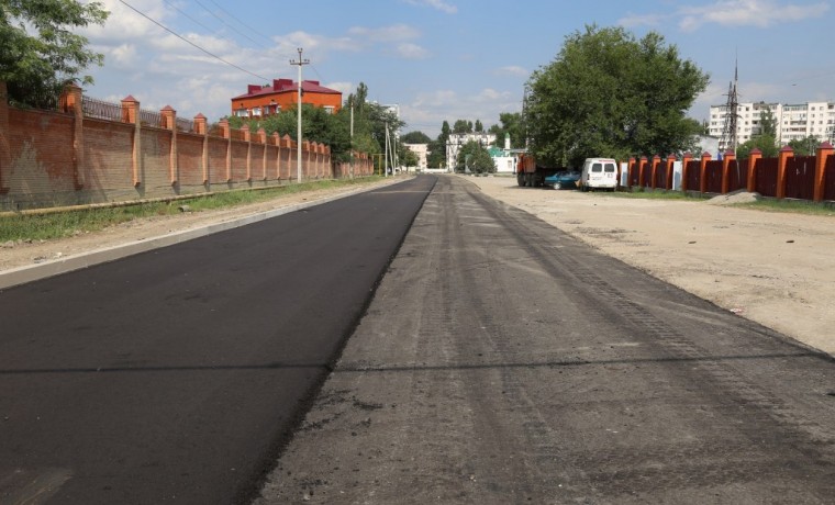 В Грозном завершается ремонт улицы Джамбула