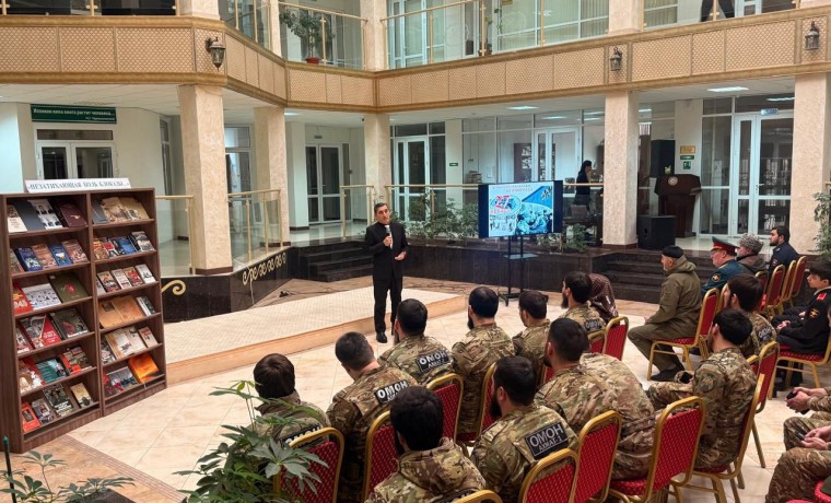 Росгвардейцы приняли участие в мероприятии «Блокадной памяти страницы» в Грозном